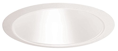 JunoLighting Group 27 WWH LED Tapered Downlight Cone Trim, 75 watts, 6 Inch, White Trim With Gloss White