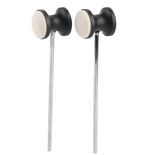 Set 2 mazos para pedal de batería de práctica y performance miniatura 1