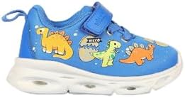 Vicco Dino Işıklı Erkek Bebek Spor Ayakkabı (Saks Mavi, 25 Numara) - Görsel 1
