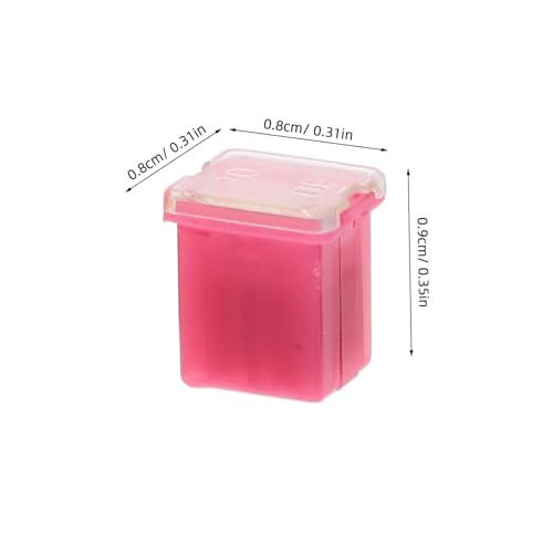 Kit de 20 fusibles micro automotrices Luxshiny con estuche plástico para reemplazo y instalación fáciles en autos, camiones y SUV miniatura 2