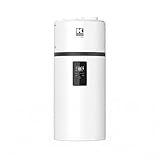 Techomey Luft-Wärmepumpe Warmwasser, 110L,Warmwasser Wärmepumpe, Vertikale Wandmontierte Warmwasser Wärmepumpe, Brauchwasser-Wärmepumpe,HP110M8