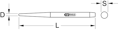 Image of KS Tools 156.0348 Centre punch, 9mm by KS Tools