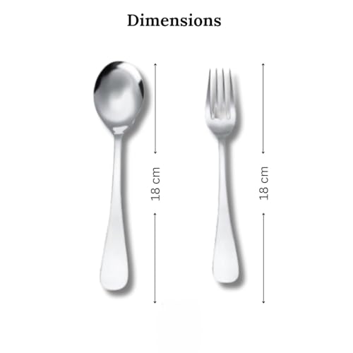 Image of Stainless Steel 16pcs Lexuz Cutlery Set Classy Flatware Deisings to Enhance Elegance of Your Dining Room,4 Tea Spoons,4 Baby Spoon,4 Dessert Spoons,4 Dessert Forck,1cutlery Hanging Stand