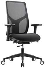 WorkPro 4000 Series Mesh/Fabric High-Back Multifunction Ergonomic Chair, Black