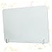 STOBOK Anti-Droplet Desktop Partition Board 15.74X15.74 Inch Spray Proof Guard for Office School Restaurant Table with Rounded Edges and Wear-Resistant Material