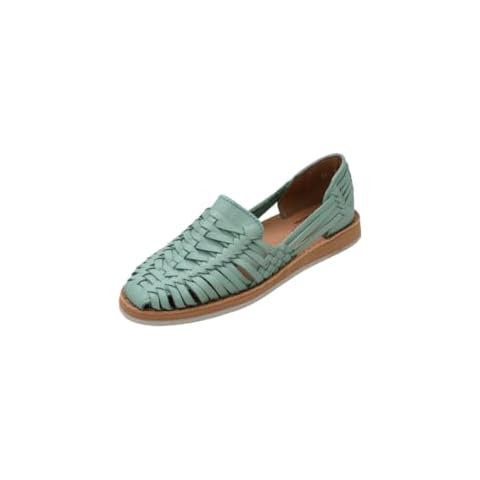 Macarena Collection Mint Leather Huarache Sandals Cover