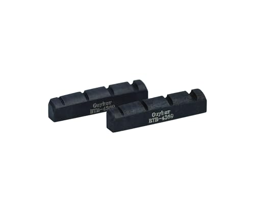 Guyker Bass Guitar Bone Nut - 4tbg{g vXbgt{[ibg iANZT[ PB JB Precision Bass Jazz Bass Set of 2 ubNA43x6x9mm BTB4369