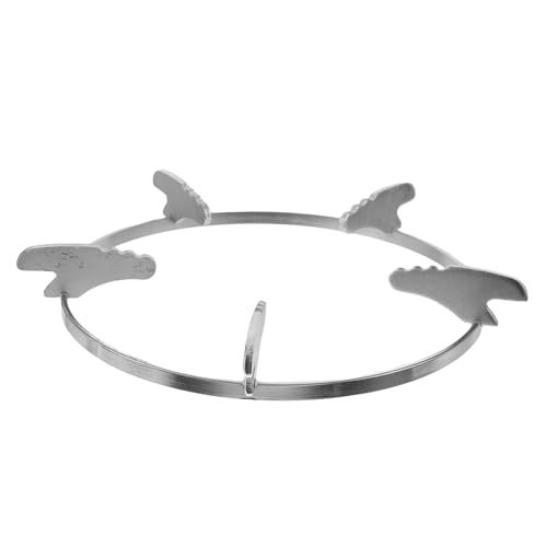 NUOBESTY Support Wok Gaz Antidérapant Résistant Haute Température en Fer pour Cuisinière Encastrée Usage la Cuisine Professionnelle