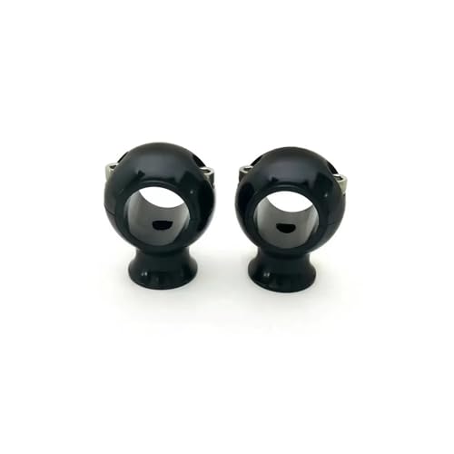 Kit de rehausse guidon moto 1.25 pouce avec pince de serrage noire pour Softail et Dyna