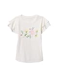 GAP Girls Short Sleeve Logo Fashion Tee New Off White XS