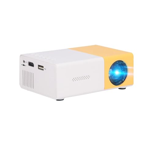 Portable Mini Projector, 17-32 inch Huge Screen, Diffuse Reflection Imaging, Various Interfaces Support Laptop, Game Console, Camera, U Disk
