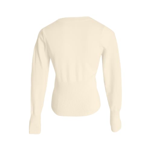 Womens Cardigan Button Up Sweater Long Sleeve Lightweight Fitted Tops - image 4