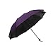 Wygwlg Parapluie de Voyage Coupe-Vent de 127 cm, Grand surdimensionné à Double auvent ventilé, Coupe-Vent, imperméable, Parapluie Ouvert, Parapluie Pliant Portable, Parapluie de Golf en Plein air.