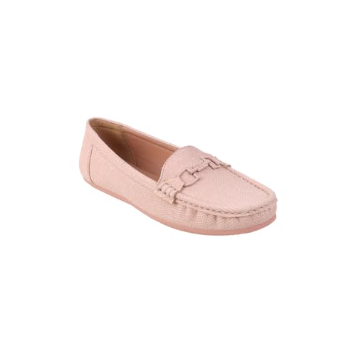 Image of Mochi Women Synthetic Leather Flat Slip-on Loafer /Formal Shoes