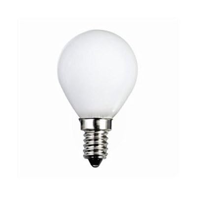 10 Pack 25w Opal Golf SES Small Edison Screw Light Bulbs