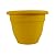 The HC Companies 16 Inch Caribbean Planter - Lightweight Indoor Outdoor Plastic Plant Pot for Herbs and Flowers, Honey