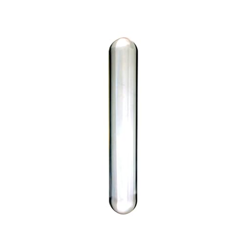 TGHYRF Dildo in vetro SM, dildo gigante in vetro trasparente a doppia testa, dildo anale, giocattolo sessuale for massaggio al punto G della prostata for uomini e donne(4.5cm)
