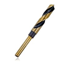 5/8 Inch Drill Bit, Metal Cobalt Drill Bit, Reduced Shank Drill Bit, High Speed Steel 4341 for Hardened Steel Metal Alloy and Building Engineering Woodworking DIY Projects