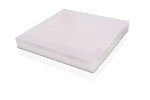 Image of White Delrin /Acetal Copolymer Plastic Sheet 2-1 /2 inch x 6 inch x 24 inch