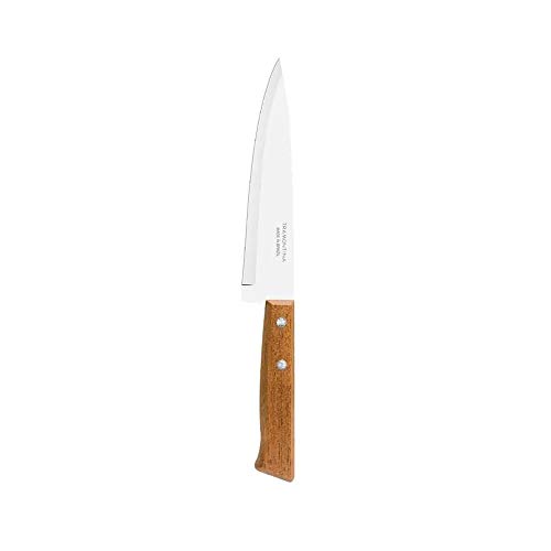 Kit Jogo Churrasco 3 Pçs Faca Garfo Inox + Tábua Tramontina, Naturalle