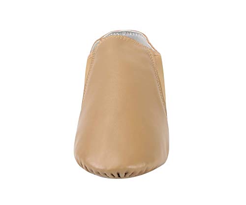 Dynadans Unisex PU Leather Upper Slip-on Jazz Shoe with Arch Insert for Women and Men's Dance Shoes2