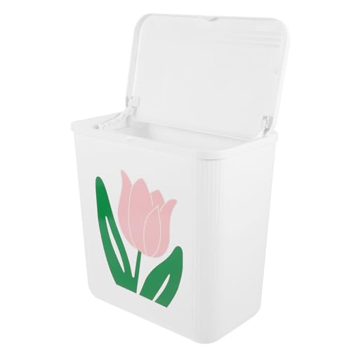 Caneca de basura colgante para cocina con tapa y gran capacidad