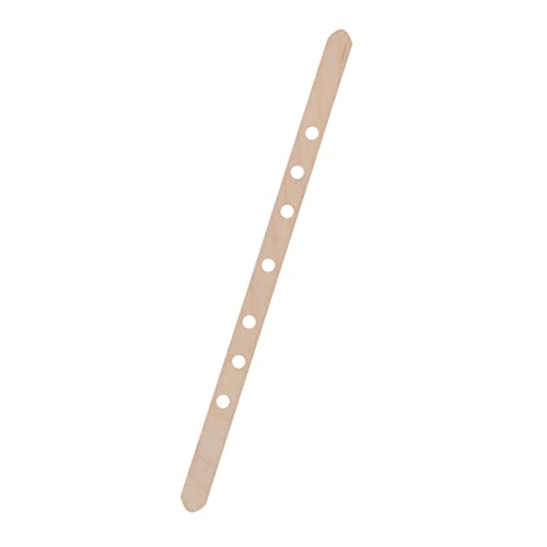 50 soportes de mecha de madera para velas 180x10mm miniatura 6