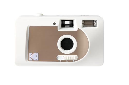 Kodak Motorized S88 Appareil Photo Argentique Blanc – Motorisé avec Enroulement Automatique, Compatible Film 35 mm, Design Compact