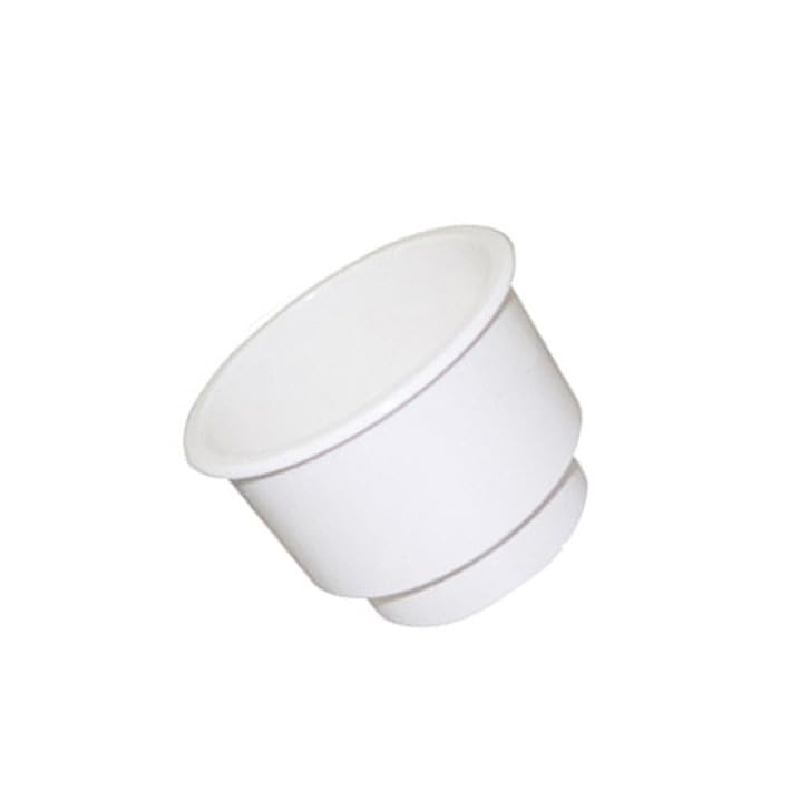 2 Pack Portavasos de Plástico Blanco para Vehículo miniatura 2