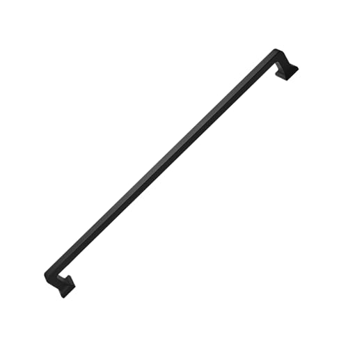 khtumeware 1 Pack Matte Black Cabinet Appliance Pulls, 18 Inch(457mm) Hole Centers Cabinet Handles Kitchen Hardware Straight Bar for Cabinets and Drawer Pulls