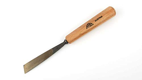 Stubai 520214 Type 2 Woodcarving Chisel with Wooden Handle, Gold/Beige, 14 mm - Image 2