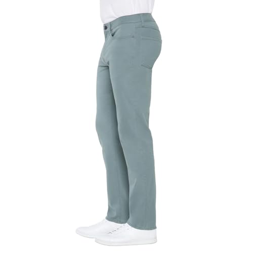 Image of GAP Mens Pants, Lightweight Slim Fit 5-Pocket Cotton Twill Mens Casual Pants - Blue 32W X 30L
