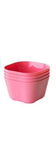 IKEA Bowl Sommar 2015 BPA-Free Dishwasher-Safe/Set of 4 (Pink)