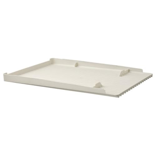Image of IKEA RINNIG Dish Drainer, Double-Sided, White, 40x31 cm