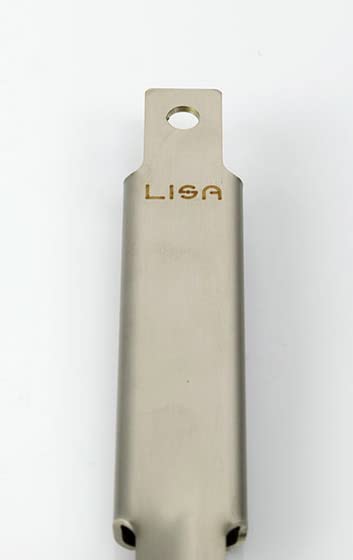 Lisa Luxury Set 3 Posate da Barbecue in Acciaio Inox Aisi 304 - Spessore 15/10