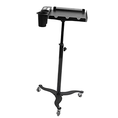 Yotijay Rolling Salon Tray Cart Instrument Tray Stand Hair Stylist Cart For Salon #TOP5