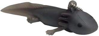 Invert Aquatics Axolotl Keychain - Made of Soft & Stretchy Silicone