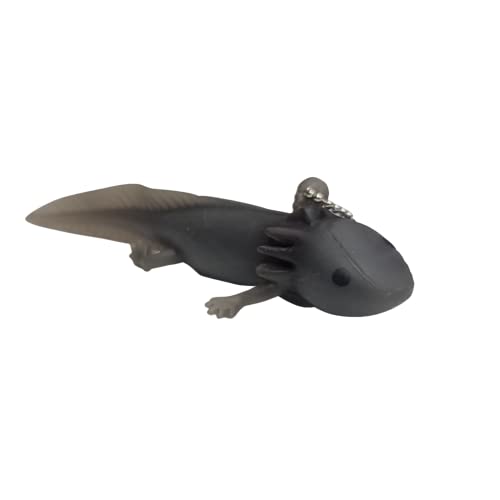 Invert Aquatics Axolotl Keychain - Made of Soft & Stretchy Silicone