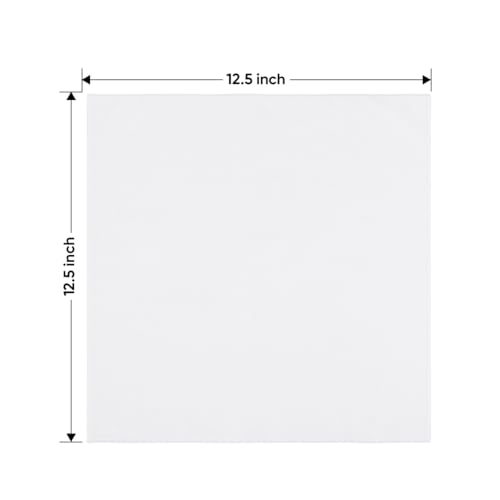 Image of HOMEXCEL White Microfiber Cleaning Cloth 400PK, Towels for Cars, 12.5x12.5 inch