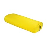 Hugger Mugger Standard Yoga Bolster - Sun - Firm Core with a Soft Surface, Best-Selling Rectangular Shape, Restorative Yoga, Handmade in the USA