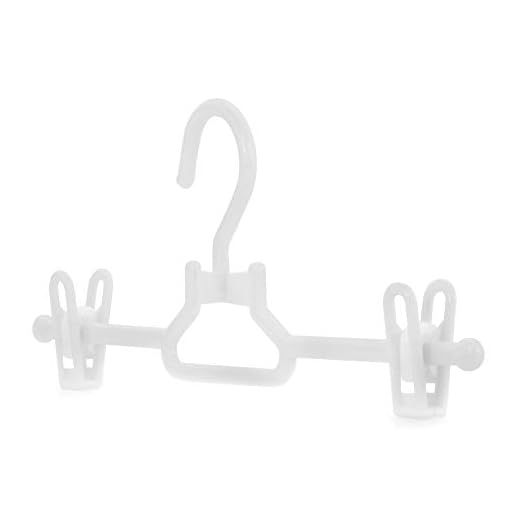 Hangerworld - Perchas de plástico para Ropa de bebé y bebé (30 cm, 20 Unidades), Color Blanco