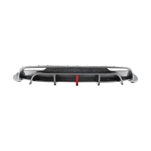 Diffuseur arrière pour Tesla Model 3 2024-2025 aspect fibre de carbone avec extensions