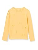 Schulterdetail NAME IT Mädchen NMFBOW LS TOP T-Shirt, Sunset Gold, 110