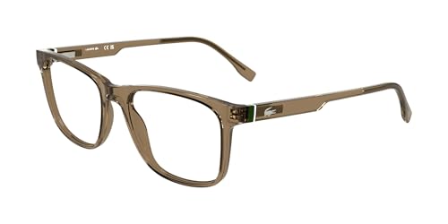 Lunettes de vue Lacoste L2974 marron transparent 56-17 pour homme