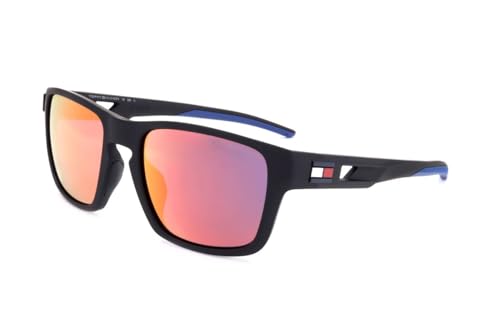 Tommy Hilfiger Th 1952 S Gafas, Matte Black Blue, 55 Para Hombre