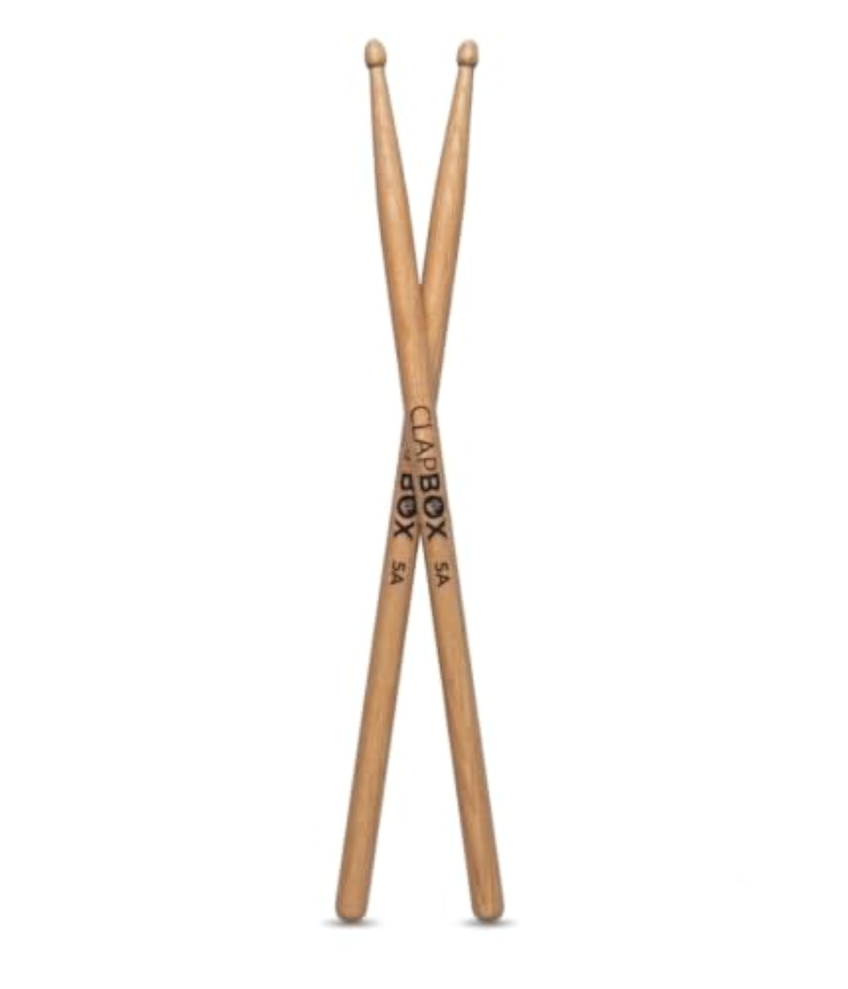 Classic Maple Wood Drum Sticks 5A Size, Lightweight & Durable