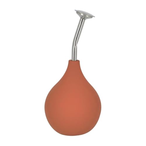 Allrounda Gießbrause Ball Sprüher Edelstahl Ausguss, Gießkannen Alternative für kleine Pflanzen Stecklinge Blumen Setzlinge (Terracotta/Rot)