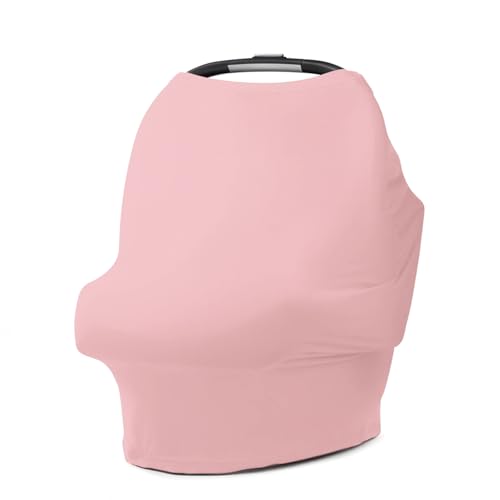 Image of Rquite Car Seat Cover Baby, Carseat Cover for Boy Girl, Stretchy Infant Car Seat Cover, Breathable Car Seat Canopy, Nursing Cover for Breastfeeding, Multi-use Baby Carseat, Carrier, Stroller Covers