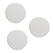 Pack of 3 Pieces Door Handle Bumper, Silicone Doors Knob Wall Shield, Self Adhesive Round Soft Rubber, Door Stopper Pads, Large Round diameter 3.15", White