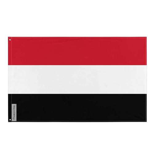 Drapeau du Yémen à 10 œillets Pixelforma idéal pour décorer vos événements intérieurs et extérieurs